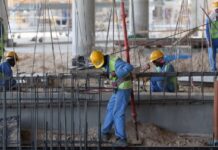 Лани пад од 42,7 проценти на извршената работа на домашните градежници во странство