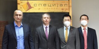 Претседателот на ССК, Ангелоски и кинескиот амбасадор Џанг Ѕуо во посета на „Специјал“